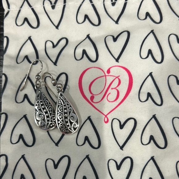 Brighton Silver Teardrop Earrings - Picture 2 of 4